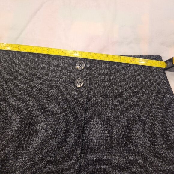 Grey Wool Skirt and Jacket Ladies Suit Grey Size 8 - Picture 10 of 16